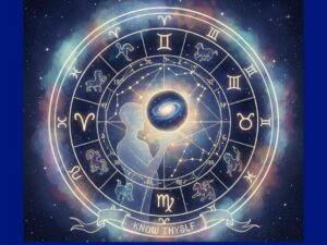 宇宙とホロスコープの図