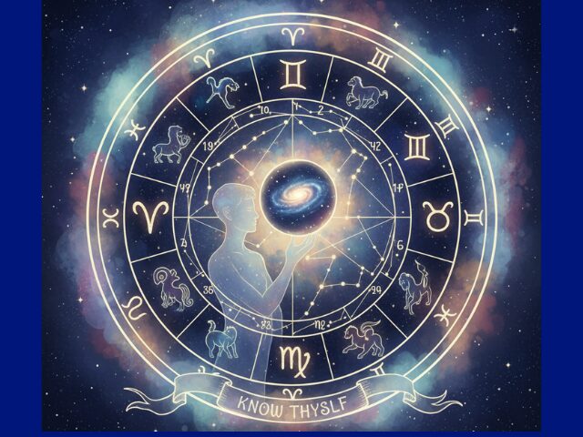 宇宙とホロスコープの図